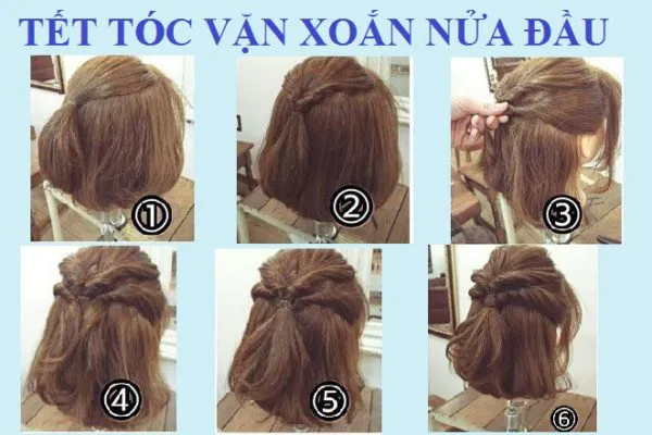 Các kiểu tết tóc ngắn đẹp: 15 kiểu thực hiện tại nhà siêu dễ thương