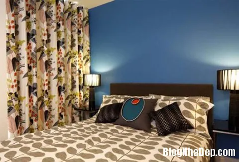 Những phòng ngủ rực rỡ đa sắc màu
